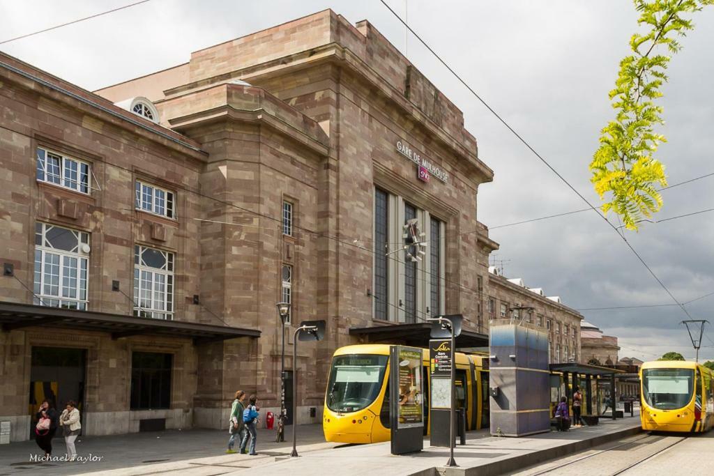 Апартаменти Le Bas Rebberg - Face Gare Мюлуз Екстер'єр фото